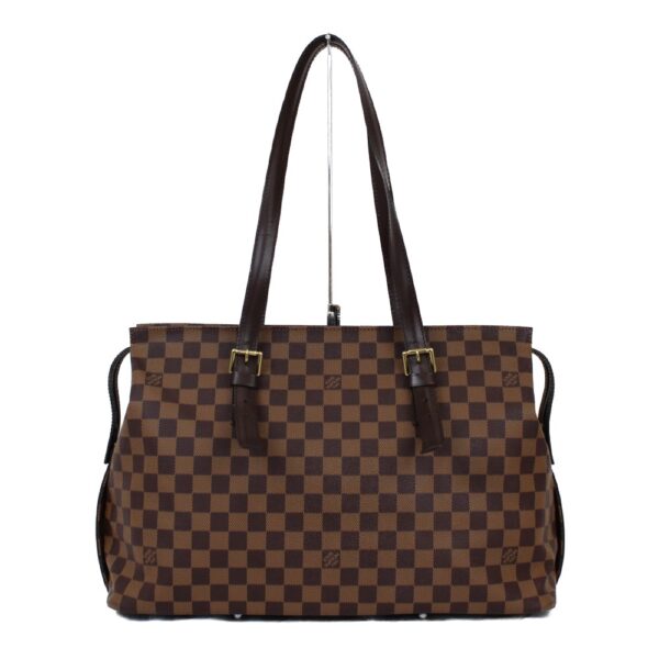 imgrc0100213031 Louis Vuitton Chelsea Damier Canvas Tote Bag Brown