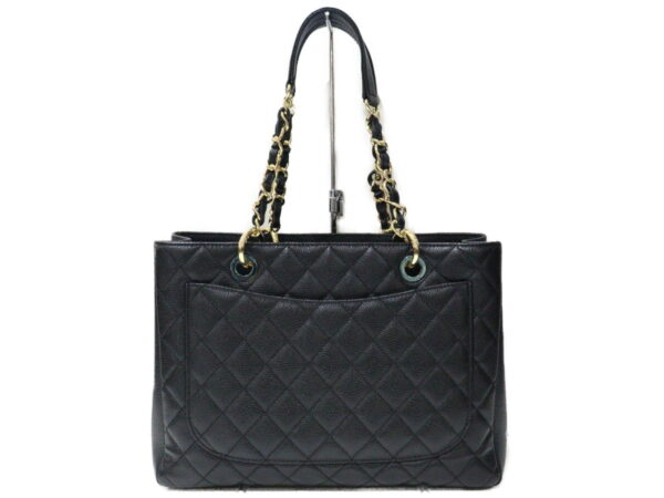 imgrc0100213065 Chanel Grand Shopping Tote Caviar Skin Black