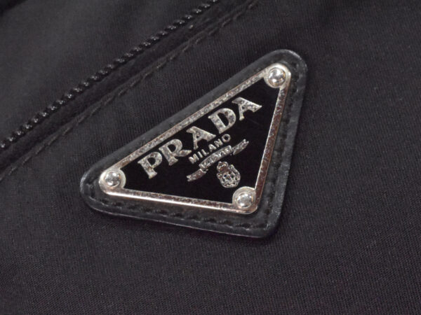 imgrc0100214218 Prada Nylon Shoulder Bag Black