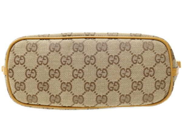 imgrc0100382903 Gucci GG Canvas Accessory Pouch Canvas Leather Beige