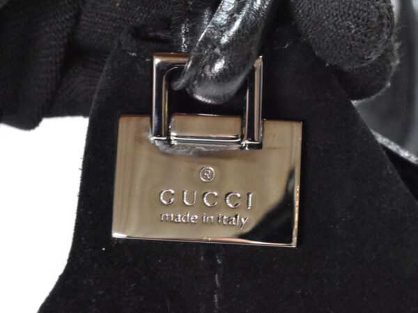 imgrc0100414489 Gucci One Shoulder Bag Suede Leather Black