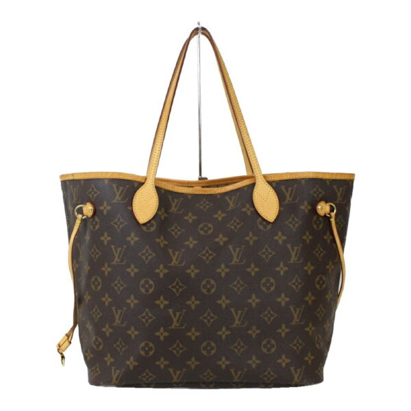 imgrc0100455635 Louis Vuitton Neverfull MM Monogram Canvas Tote Bag Brown