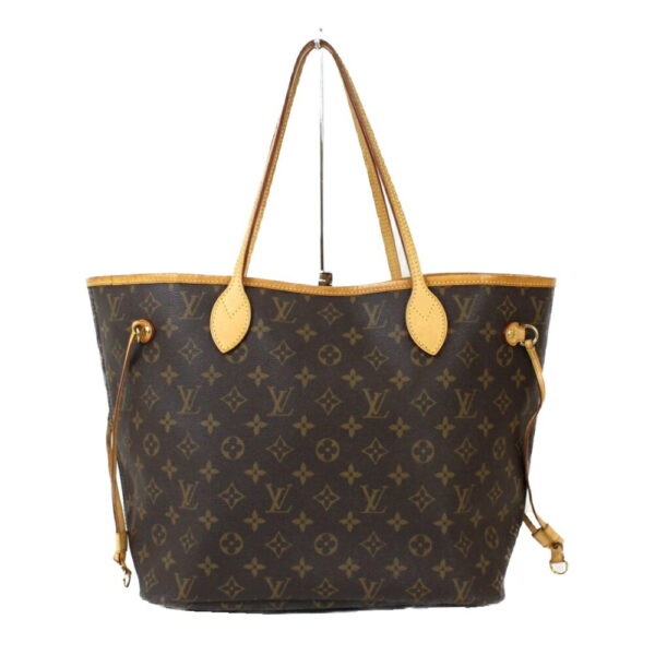 imgrc0100455636 Louis Vuitton Neverfull MM Monogram Canvas Tote Bag Brown