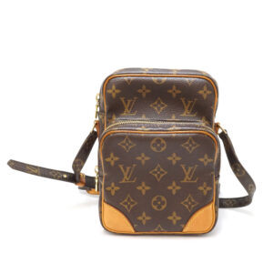 imgrc0100467080 Louis Vuitton Amazon Monogram Canvas Shoulder Bag Brown