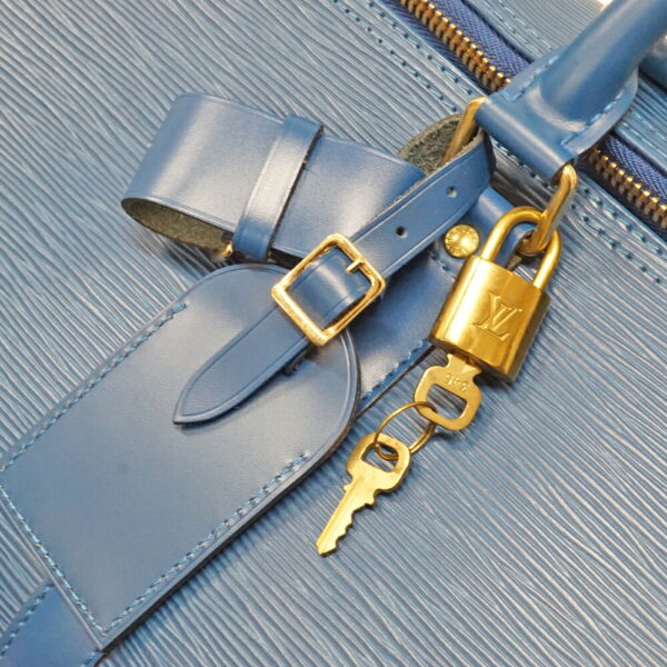 imgrc0100486598 Louis Vuitton Keepall 50 Epi Bag Blue