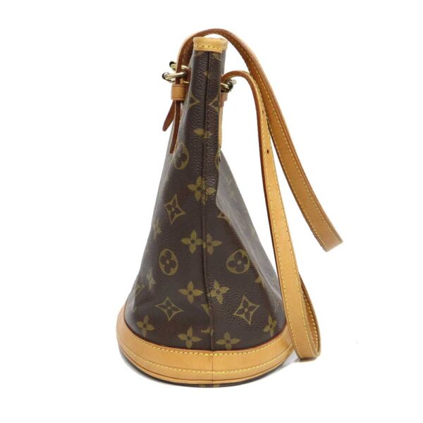 imgrc0100607990 Louis Vuitton Bucket PM Shoulder Bag Monogram Brown