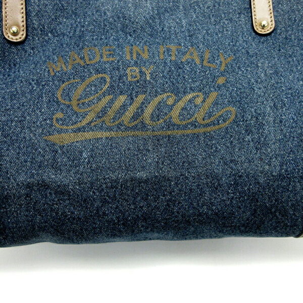 imgrc0126261285 GUCCI Craft Tote Denim Canvas