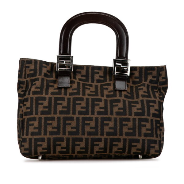 jfkdk6p77nb497rn 3 Fendi Zucca Handbag Brown