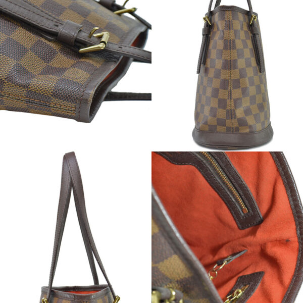 k10229a 4 Louis Vuitton Bag Damier Marais Ebene Brown Canvas