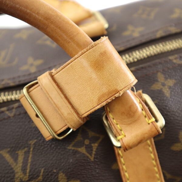 k20 6733 10 Louis Vuitton Keepall 55 Bag Monogram Canvas Brown