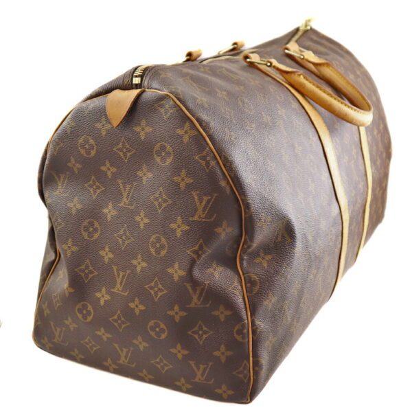 k20 6733 3 Louis Vuitton Keepall 55 Bag Monogram Canvas Brown