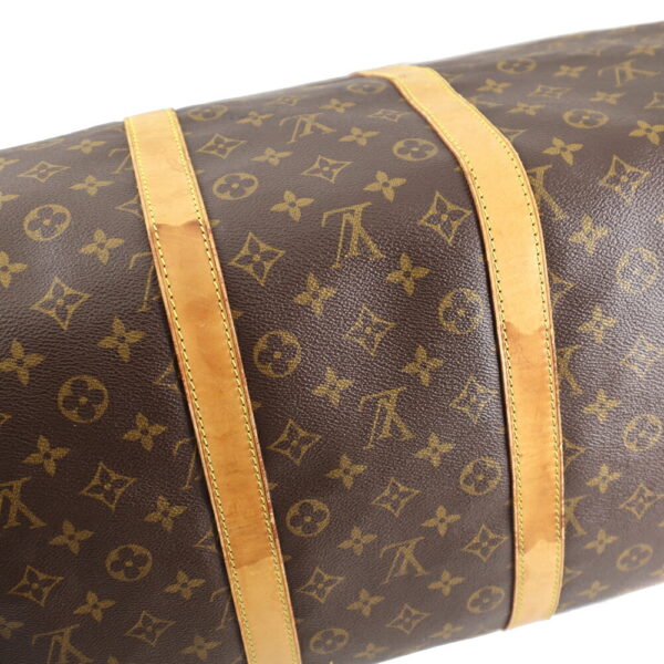 k20 6733 5 Louis Vuitton Keepall 55 Bag Monogram Canvas Brown