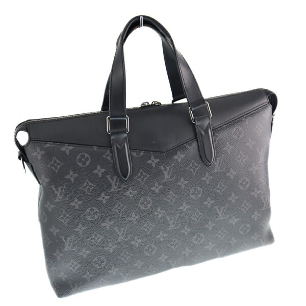 k21 1402 2 Louis Vuitton Explorer Briefcase Monogram Eclipse Black