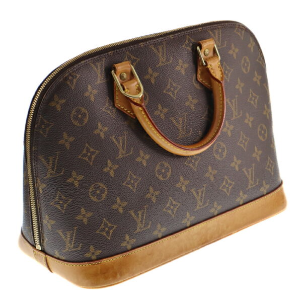 k21 1428 2 Louis Vuitton Alma Handbag Monogram Canvas Brown