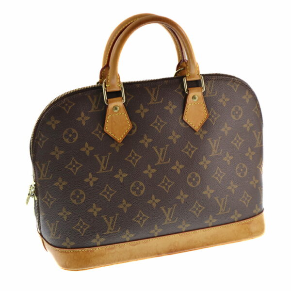 k21 1428 Louis Vuitton Alma Handbag Monogram Canvas Brown