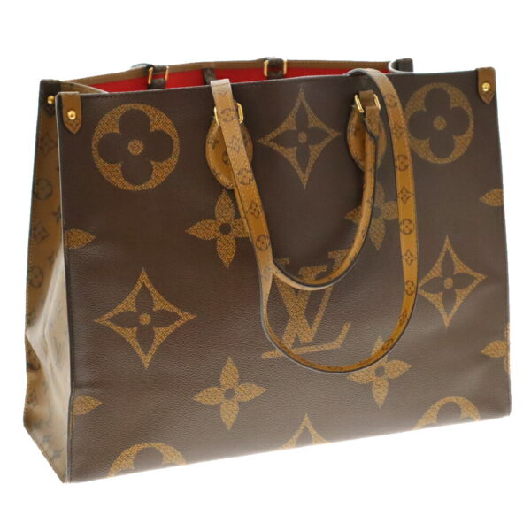 k21 1615 3 Louis Vuitton On the Go GM 2WAY Tote Bag Monogram Giant Brown