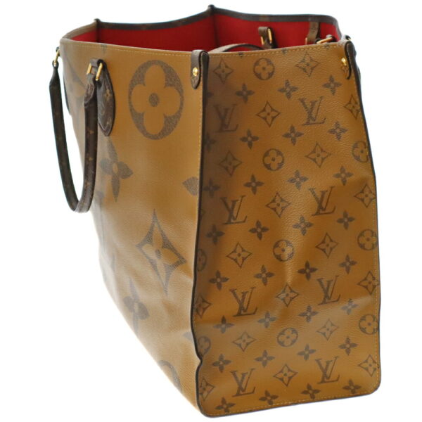 k21 1615 4 Louis Vuitton On the Go GM 2WAY Tote Bag Monogram Giant Brown