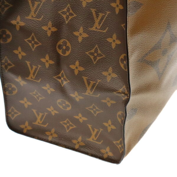 k21 1615 6 Louis Vuitton On the Go GM 2WAY Tote Bag Monogram Giant Brown