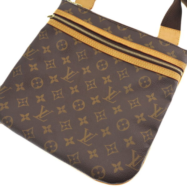 k21 1683 2 Louis Vuitton Pochette Bossfort Shoulder Bag Monogram Canvas Brown