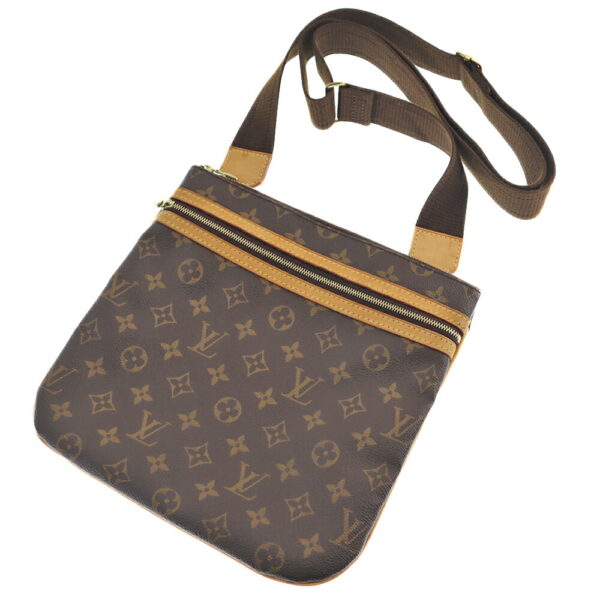 k21 1683 Louis Vuitton Pochette Bossfort Shoulder Bag Monogram Canvas Brown