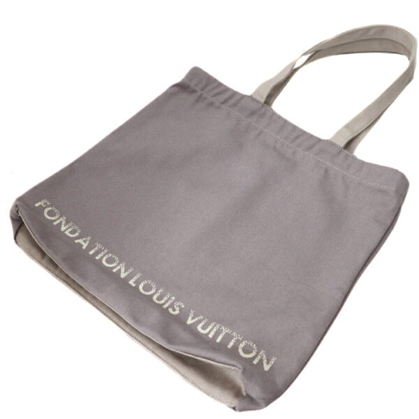 k21 2434 Louis Vuitton Fondation Museum Tote Bag Canvas Gray