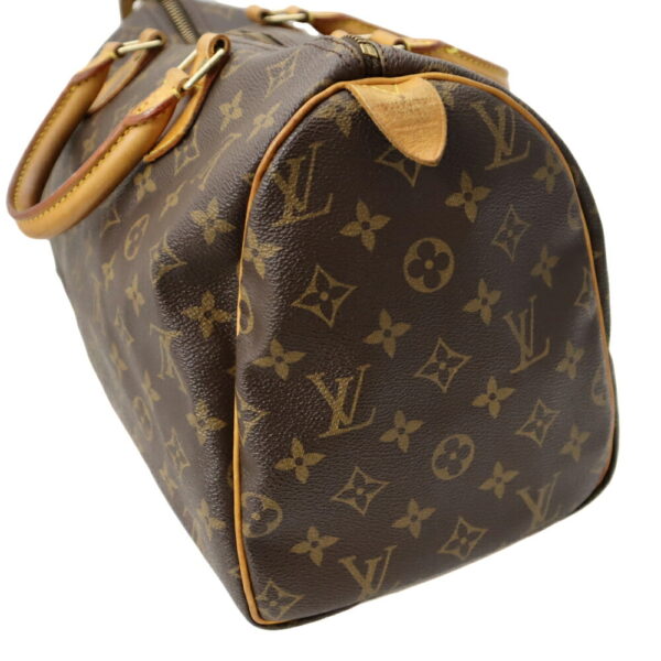 k21 2525 3 Louis Vuitton Speedy 30 Handbag Monogram Canvas Brown