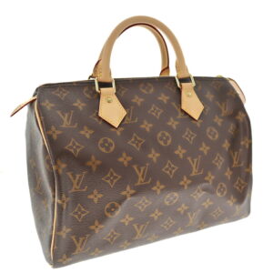 k21 2603 Louis Vuitton Monogram Speedy 25 Mini Handbag Brown