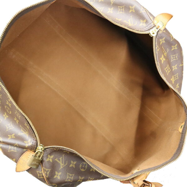 k21 264 12 Louis Vuitton Keepall 55 Bag Monogram Canvas Brown