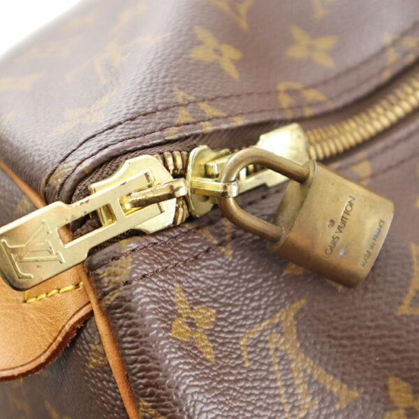 k21 264 4 Louis Vuitton Keepall 55 Bag Monogram Canvas Brown