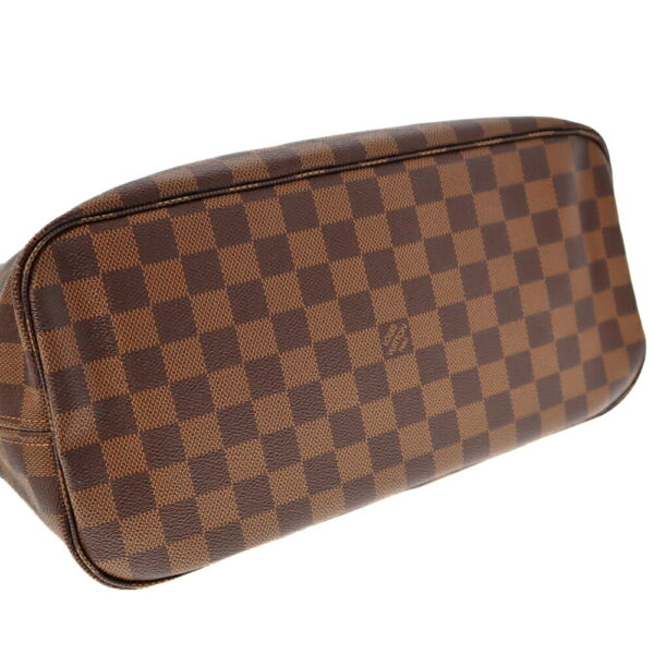 k21 3337 5 Louis Vuitton Neverfull MM Tote Bag Damier Canvas Brown