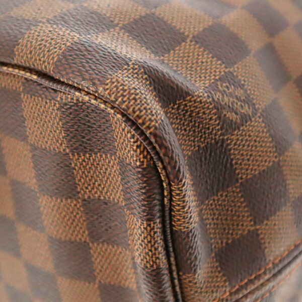 k21 3337 6 Louis Vuitton Neverfull MM Tote Bag Damier Canvas Brown