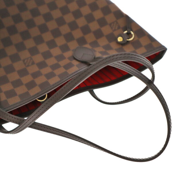 k21 3337 7 Louis Vuitton Neverfull MM Tote Bag Damier Canvas Brown