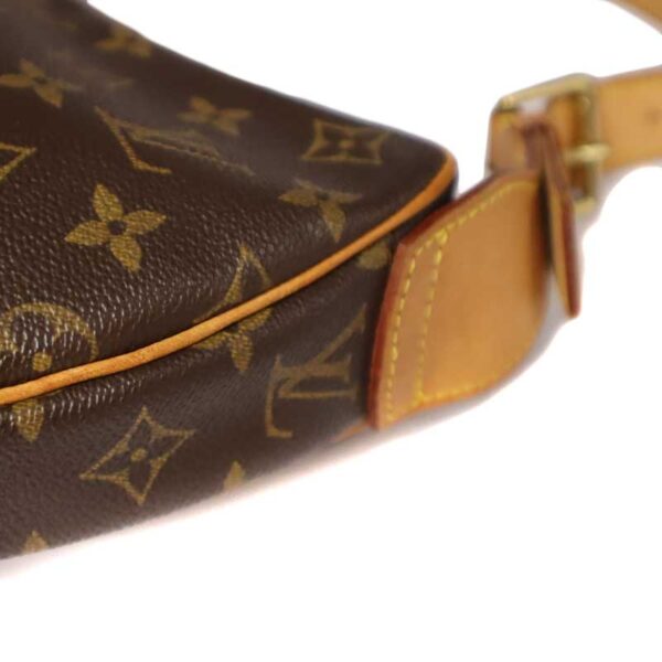 k21 3407 6 Louis Vuitton Croissant MM Shoulder Bag Monogram Canvas Brown