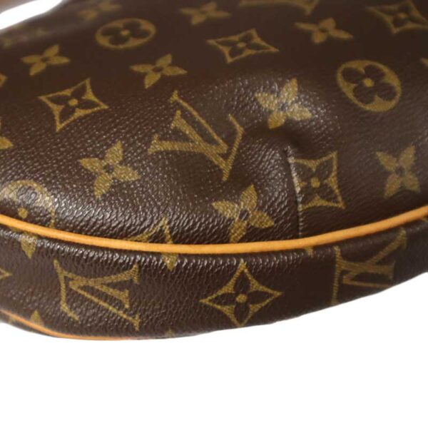 k21 3407 7 Louis Vuitton Croissant MM Shoulder Bag Monogram Canvas Brown