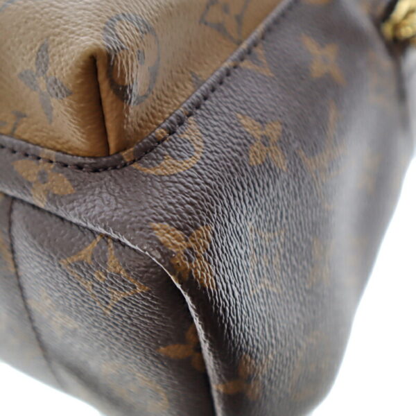 k21 3929 12 Louis Vuitton Palm Springs Backpack PM Monogram Reverse Brown