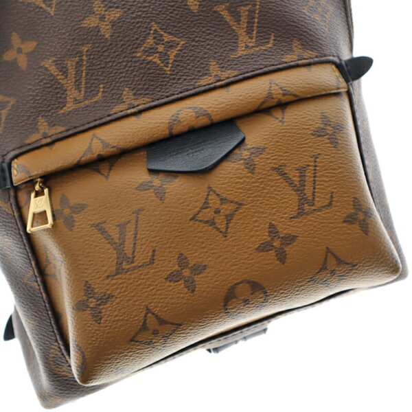 k21 3929 5 Louis Vuitton Palm Springs Backpack PM Monogram Reverse Brown