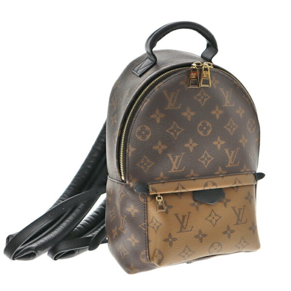 k21 3929 Louis Vuitton Palm Springs Backpack PM Monogram Reverse Brown