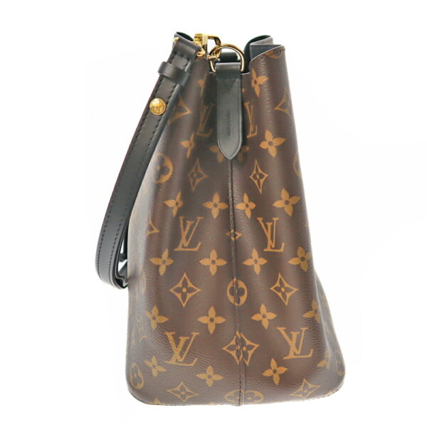 k21 4760 3 Louis Vuitton Neo Noe Drawstring Bag Monogram Canvas Brown Black