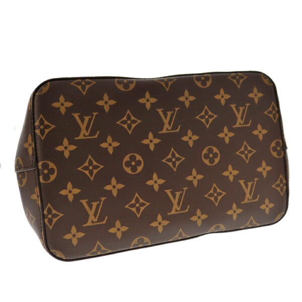 k21 4760 4 Louis Vuitton Neo Noe Drawstring Bag Monogram Canvas Brown Black