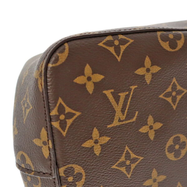 k21 4760 5 Louis Vuitton Neo Noe Drawstring Bag Monogram Canvas Brown Black