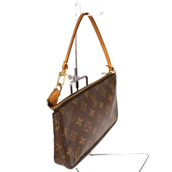 k21 4855 3 Louis Vuitton Pochette Accessory Pouch Monogram Canvas Brown