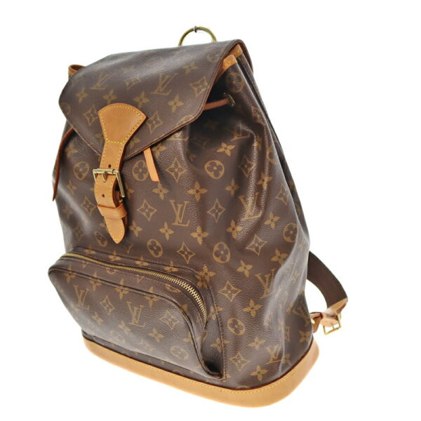 k21 5033 2 Louis Vuitton Monsouris GM Rucksack Monogram Canvas Brown