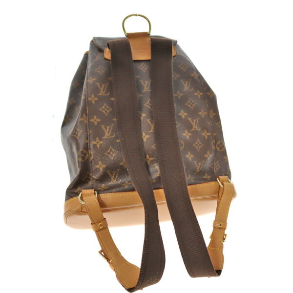 k21 5033 3 Louis Vuitton Monsouris GM Rucksack Monogram Canvas Brown