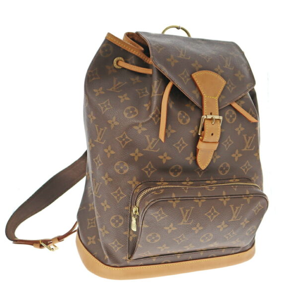 k21 5033 Louis Vuitton Monsouris GM Rucksack Monogram Canvas Brown