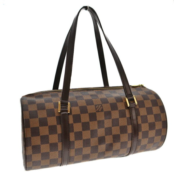 k21 5052 3 Louis Vuitton Papillon 30 Shoulder Bag Damier Ebene Brown