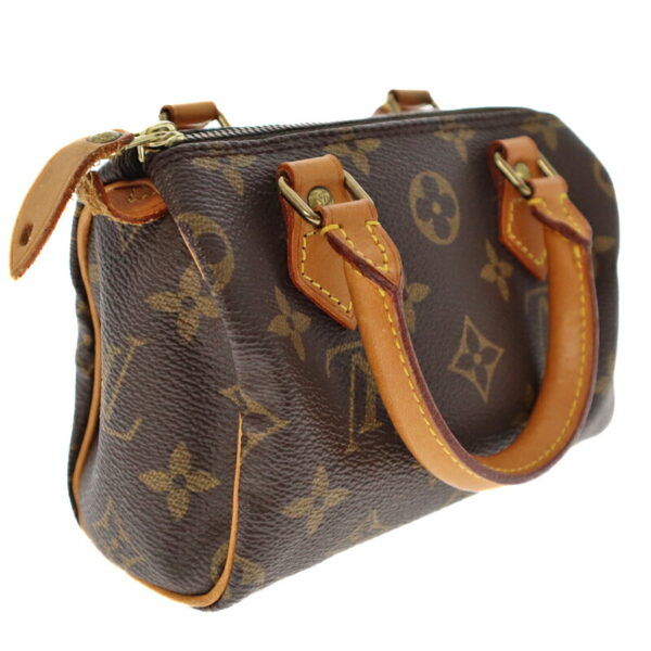 k21 5114 2 Louis Vuitton Mini Speedy Handbag Monogram Canvas Brown