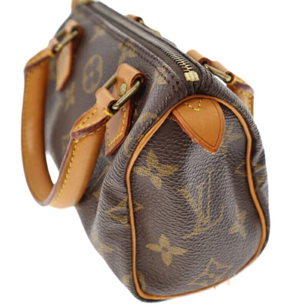 k21 5114 3 Louis Vuitton Mini Speedy Handbag Monogram Canvas Brown