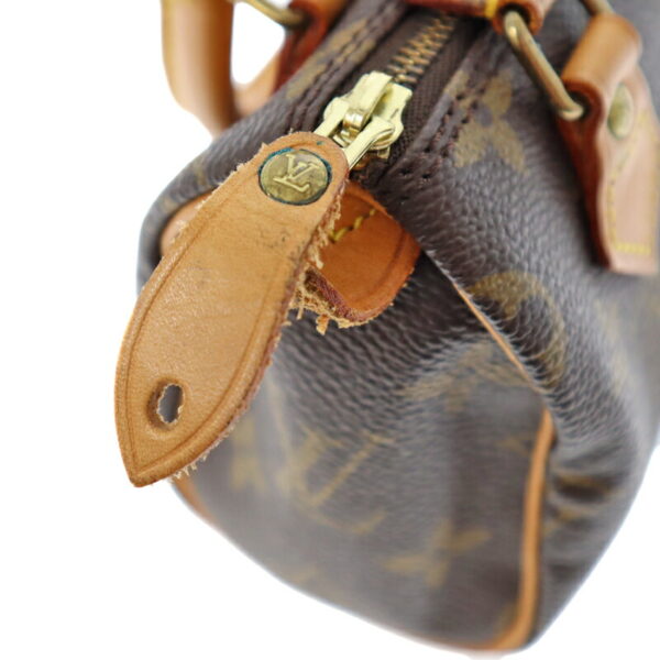 k21 5114 4 Louis Vuitton Mini Speedy Handbag Monogram Canvas Brown