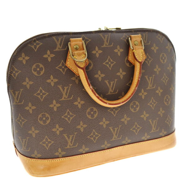 k21 5129 2 Louis Vuitton Alma Handbag Monogram Canvas Brown