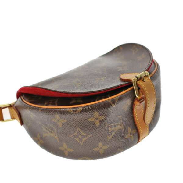 k21 5505 3 Louis Vuitton Tamburan Pochette Bag Monogram Canvas Brown